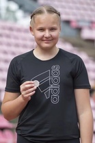 Viialan Valtin Roosa Haanpää voitti kaksi mestaruutta ja yhden hopean yleisurheilun piirinmestaruuskilpailuista. Kuva: Ilmari Verho