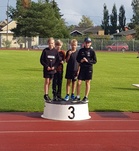 P11 4x600m: Perttu, Oiva, Rasmus, Antti