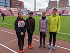 T11 ottelijat Sara, Iiris, Emmi, Hilma